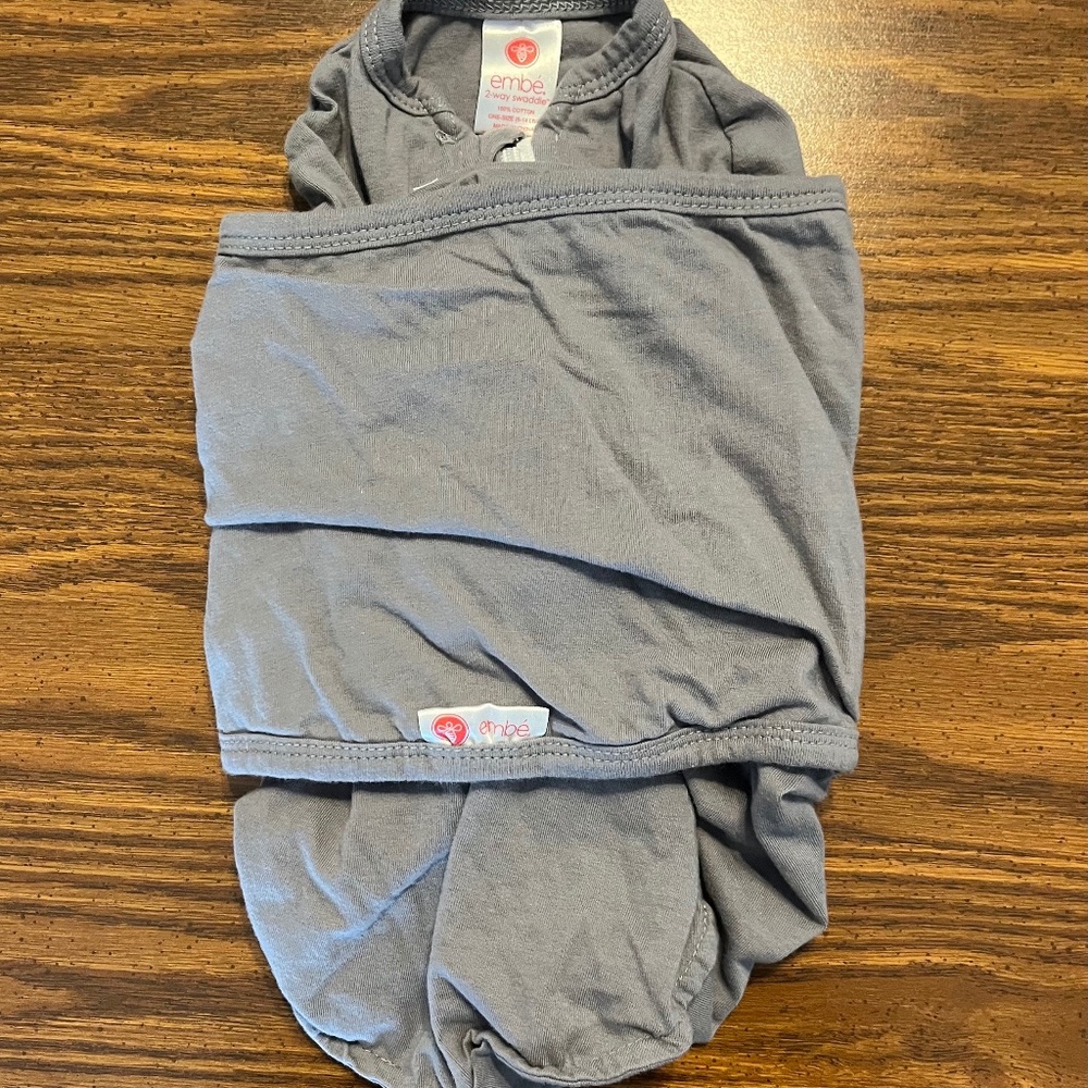 Embe 2-Way Swaddle- 6-14 lbs.-Gray